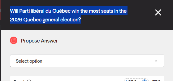 Official market question shown on the Polymarket Oracle page